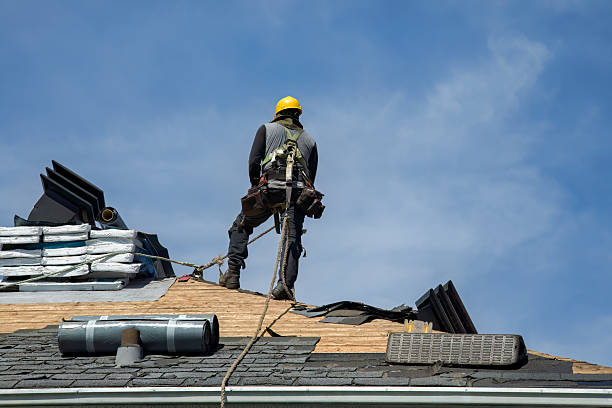 Professional Roof Replacement technician working in South Wellfleet, MA